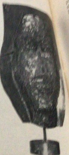 Visage de femme en métal soudé
